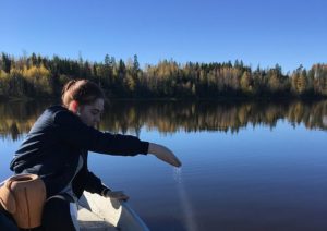 girl on boat